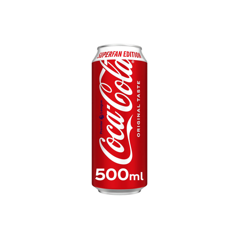 Coca-Cola Original Taste 500ml Superfan Can (British brand)