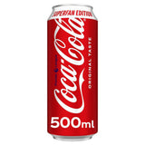 Coca-Cola Original Taste 500ml Superfan Can (British brand)