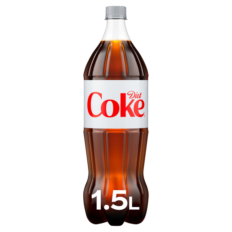 Diet Coke cola 1.5L bottle, imported from the UK