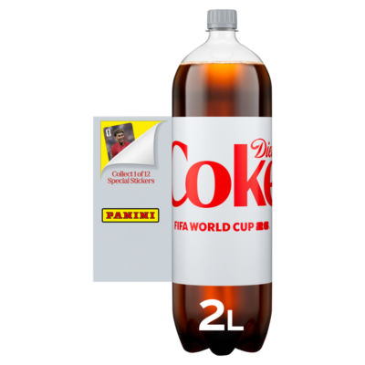 Diet Coke cola 2L bottle - British product