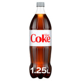 Diet Coke 1.25L bottle, imported from the UK