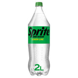 Sprite Zero Sugar lemon-lime sparkling soft drink 2L (British brand)