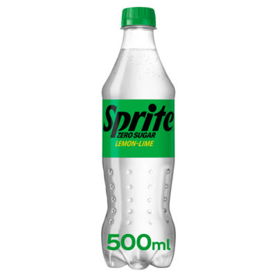 Sprite Zero Sucres, boisson gazeuse aromatisée citron-citron vert, 500 ml