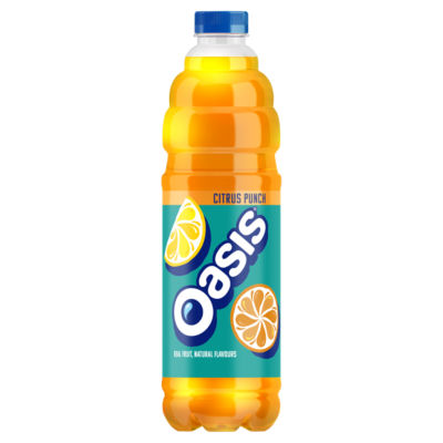 Oasis Citrus Punch still fruit drink 1.5L, imported from the UK
