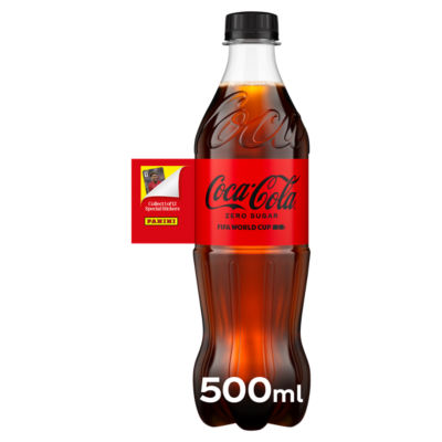 Coca-Cola Zero Sugar Cola Drink 500ml - British product