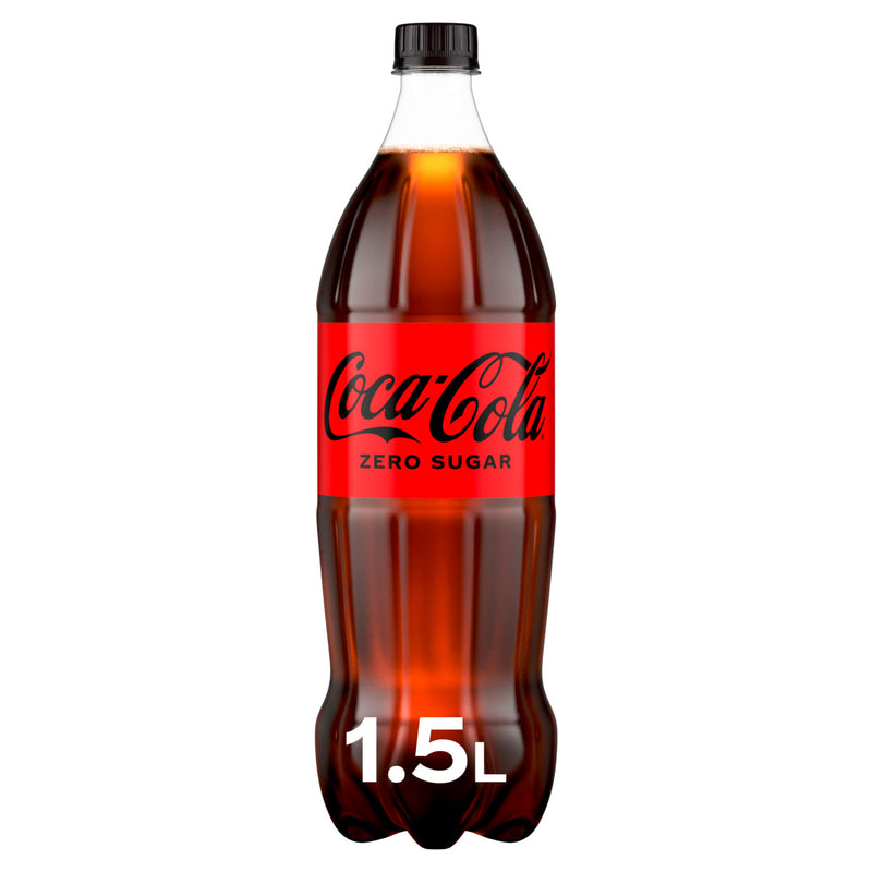 Coca-Cola soft drink Zero Sugar 1.5L - British product