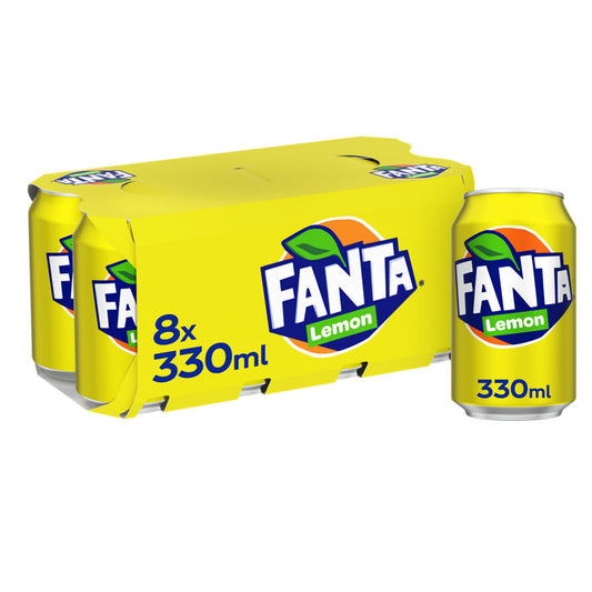 Fanta Lemon 8 x 330ml GOODS ASDA   