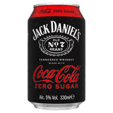 Jack Daniel's and Coca-Cola Zero