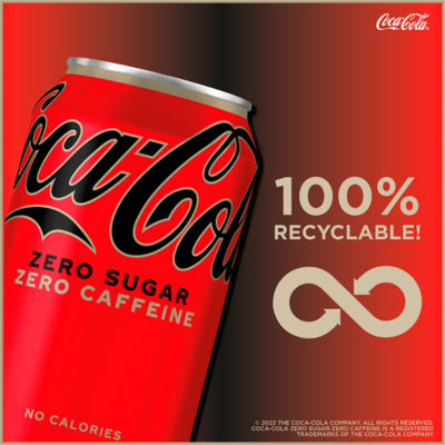 Coca-Cola Zéro Sucre Zéro Caféine Diet Cola Multipack 8 x 330 ml