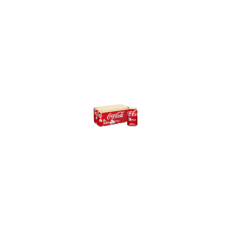 Coca-Cola Cherry Float soda 8x330ml cans, UK version