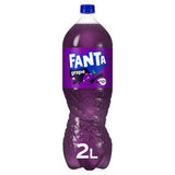Fanta grape soft drink 2L bottle - British product