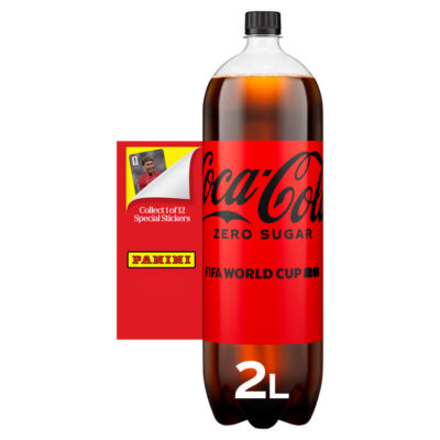 Coca-Cola Zero Sugar cola drink 2L - British product