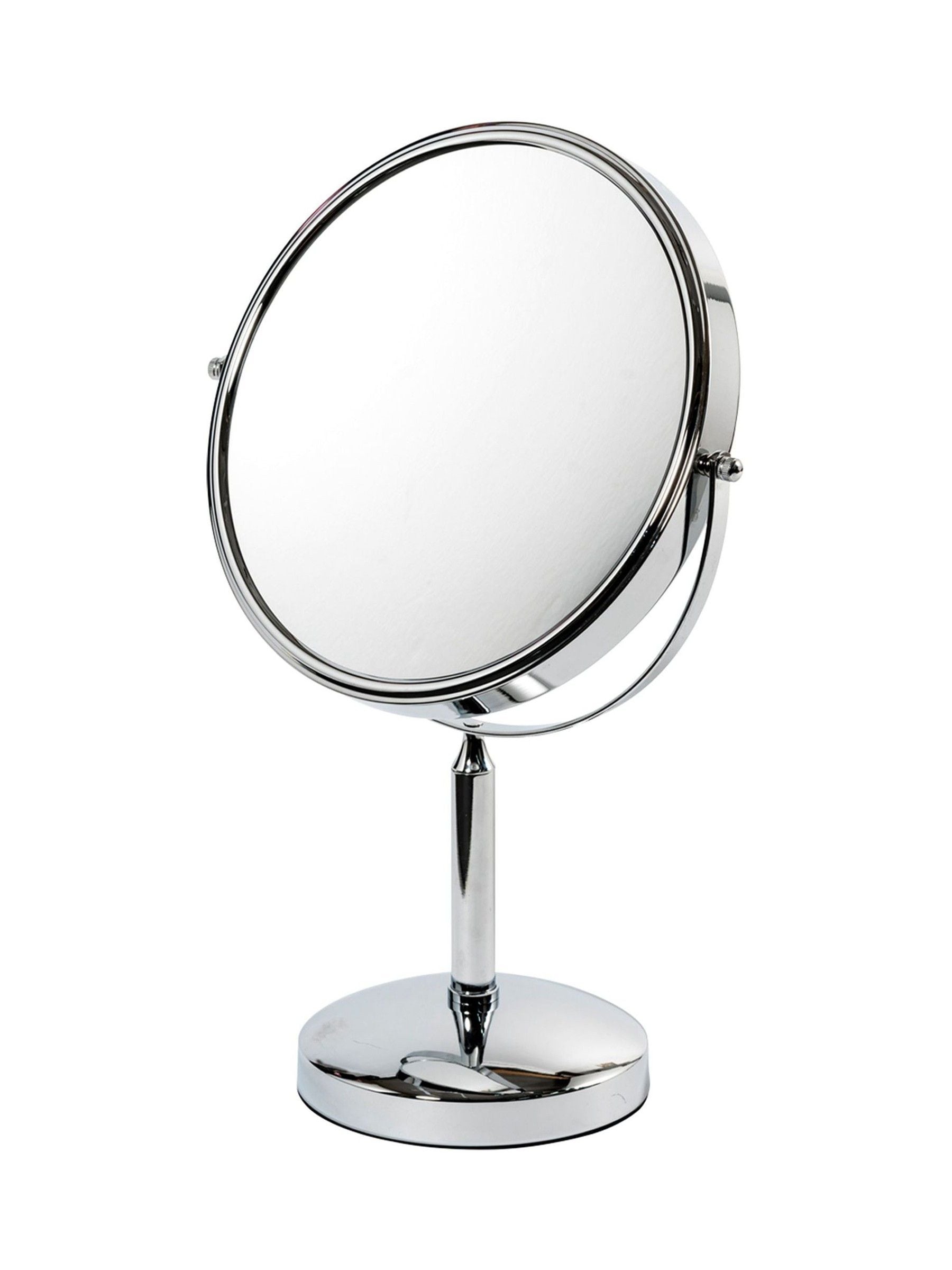 Showerdrape Helios chrome makeup mirror with 5x magnification, 42.5x28x15cm (British brand)