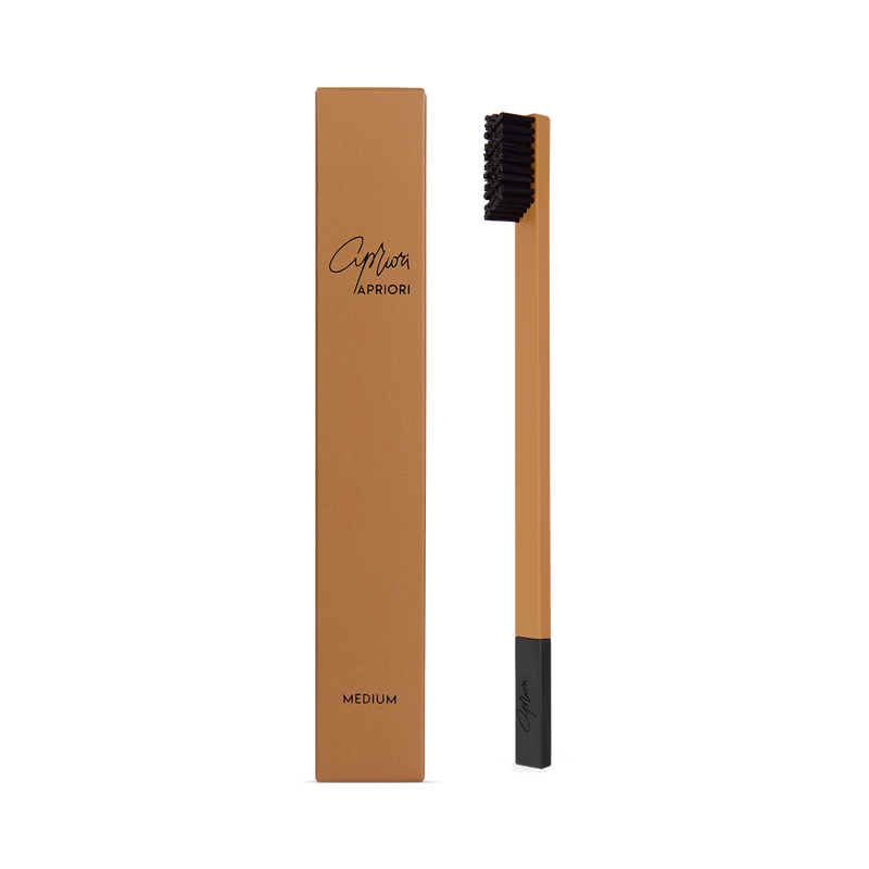 Apriori Caramel Crush medium toothbrush (British brand)