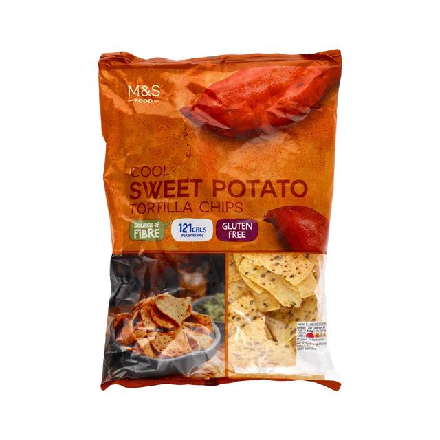 M&S Cool Sweet Potato Tortilla Chips   150g GOODS M&S   