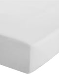Catherine Lansfield White Easy Care Percale fitted sheet - British product