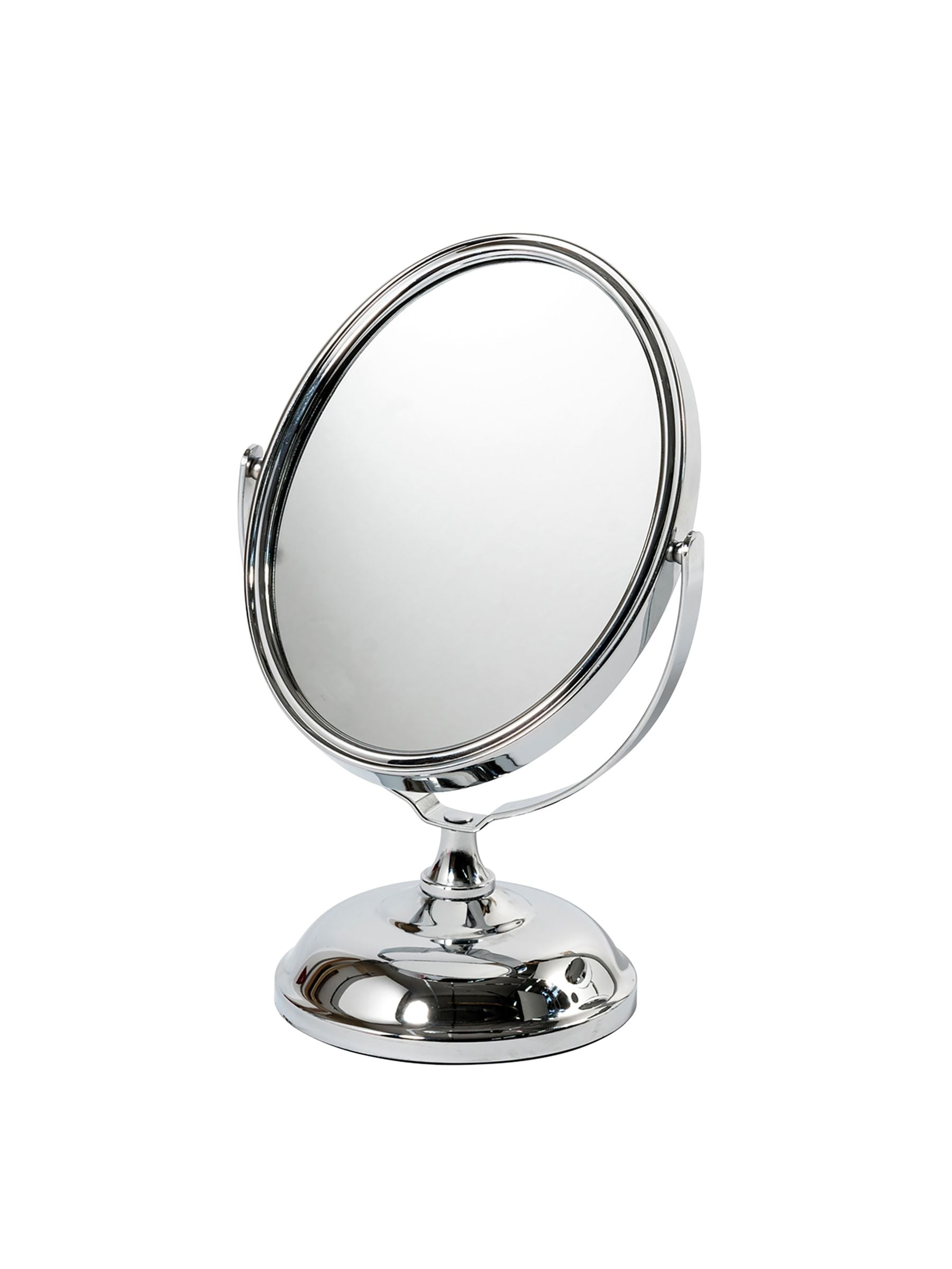 Showerdrape chrome oval vanity mirror 5x magnification - British product
