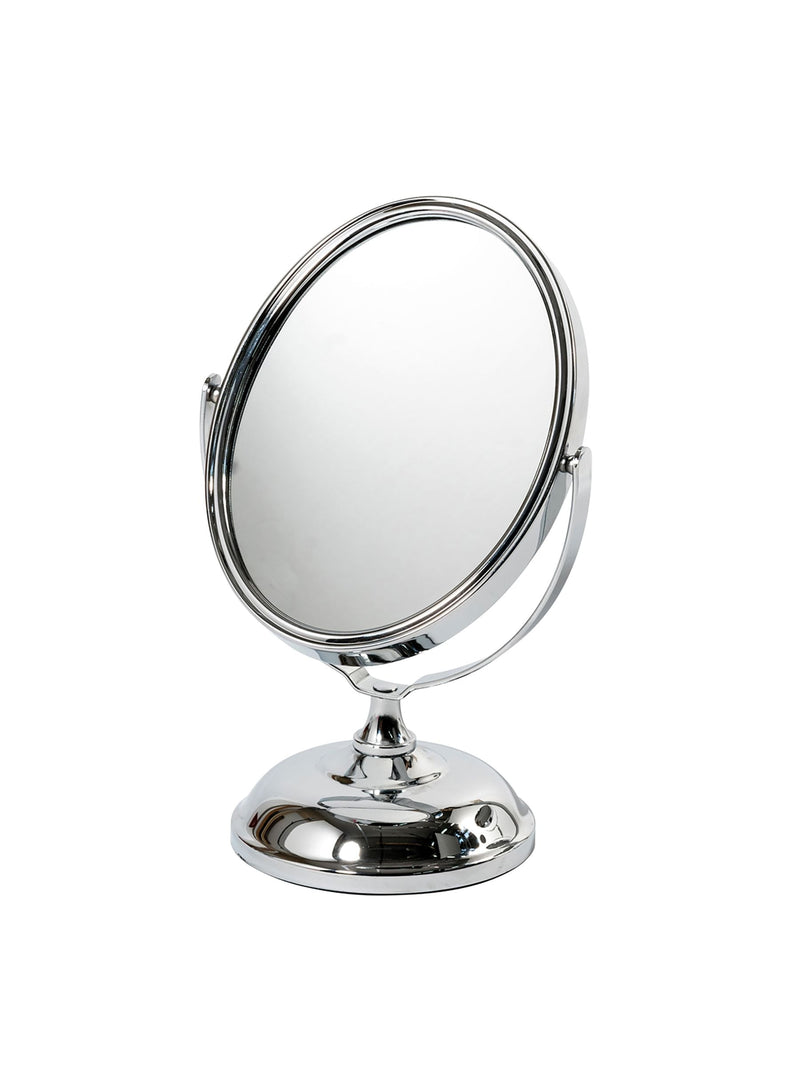 Showerdrape chrome oval vanity mirror 5x magnification - British product