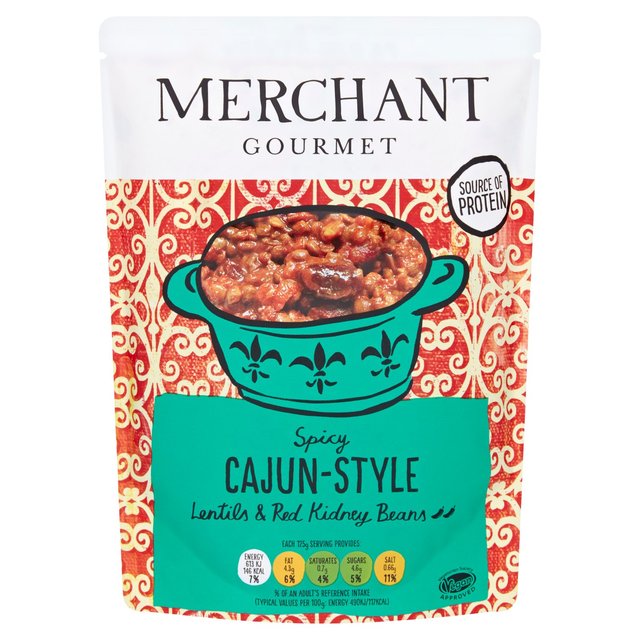 Merchant Gourmet Cajun-Style Lentils    250g GOODS M&S   