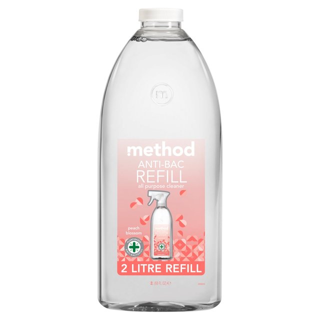 Method Antibacterial All Purpose Cleaner Refill Peach Blossom   2L GOODS M&S   