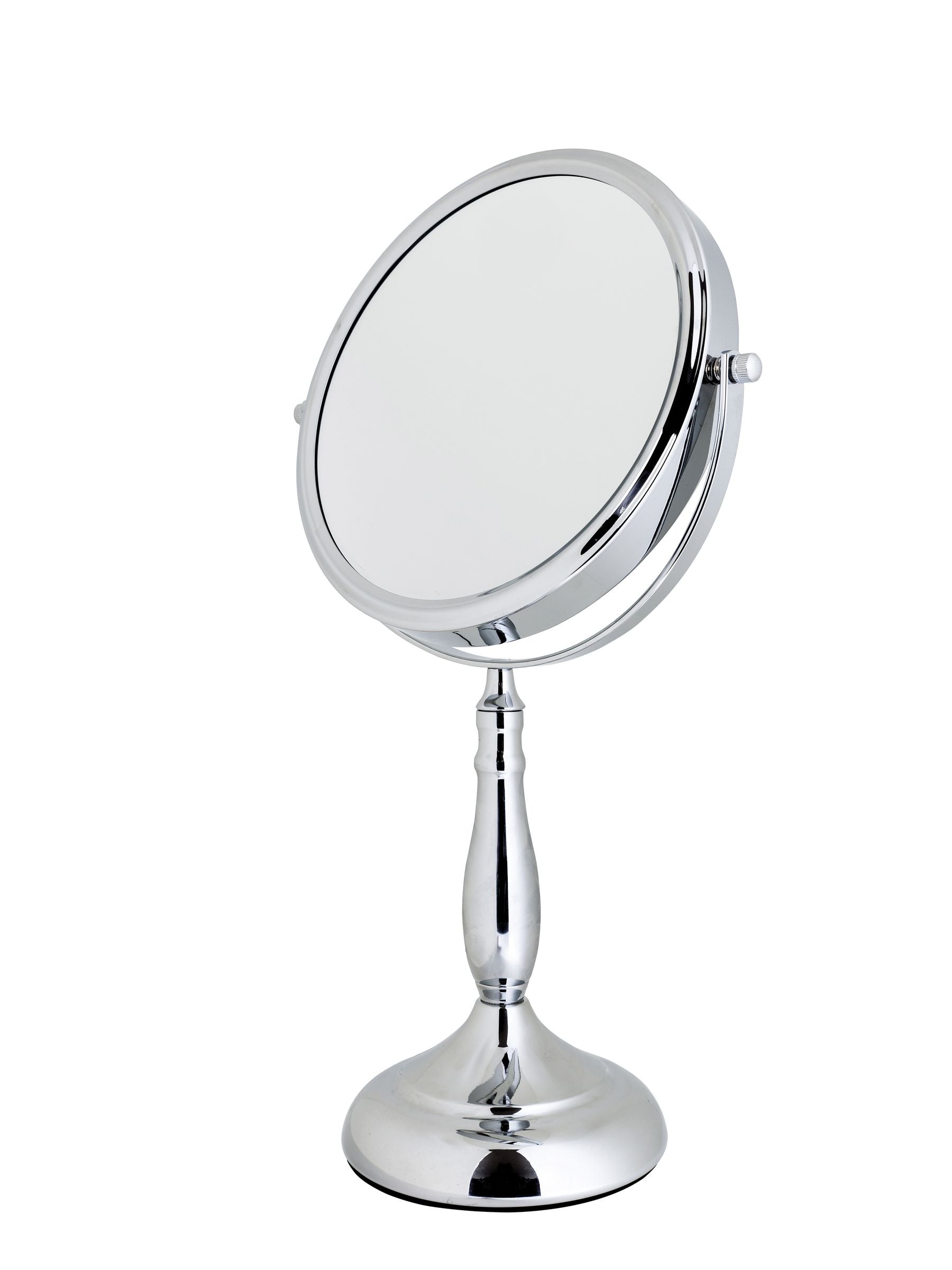 Showerdrape chrome vanity mirror round 7x magnification reversible 40.5cm (British brand)