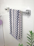 Showerdrape Pushloc suction towel rail 55cm, imported from the UK
