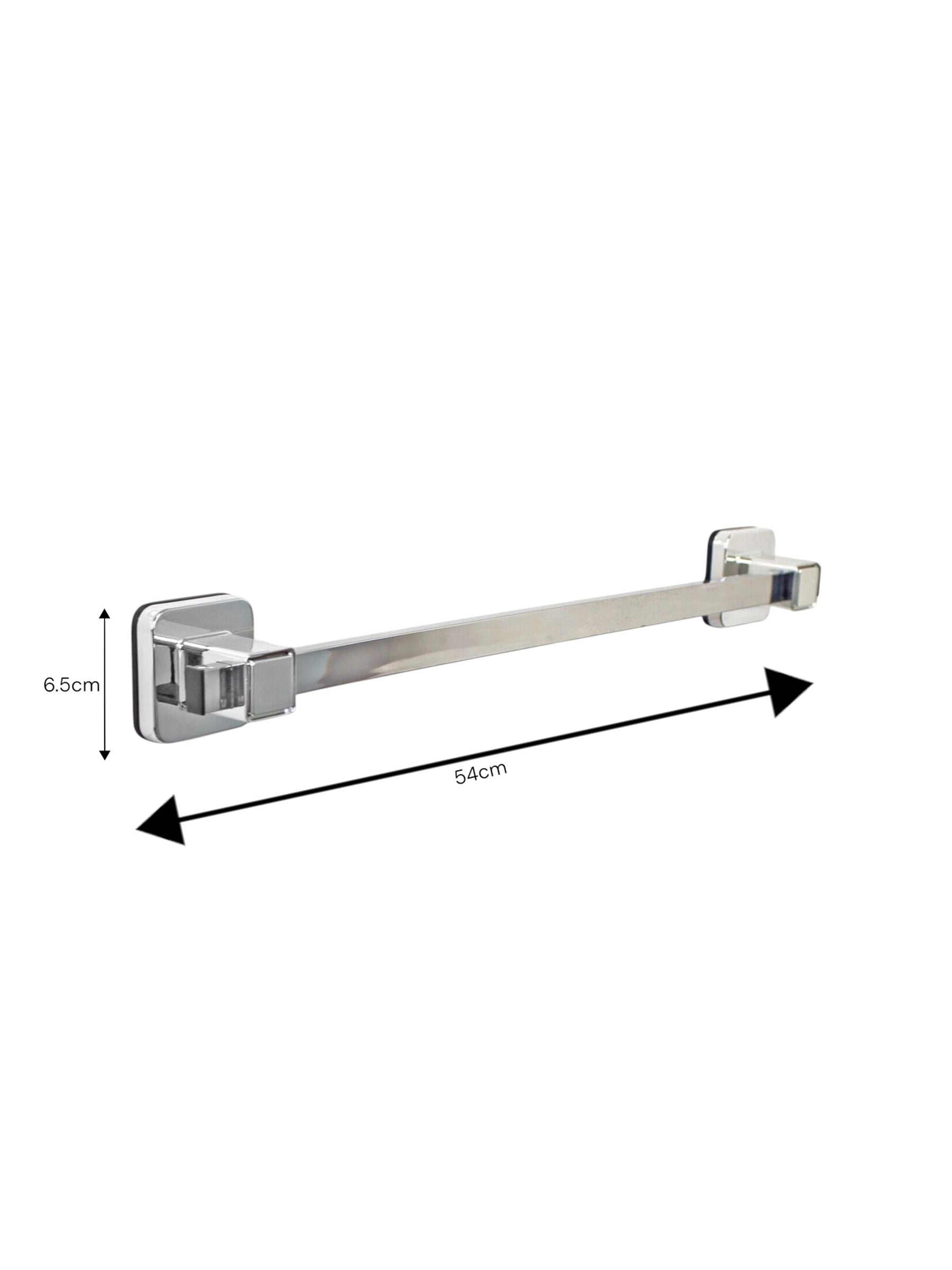 Showerdrape Pushloc suction towel rail 55cm, imported from the UK