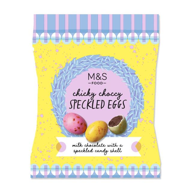 M&S Chicky Choccy Speckled Eggs   90g