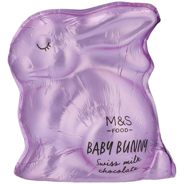 M&S Swiss Milk Chocolate Baby Bunny   100g