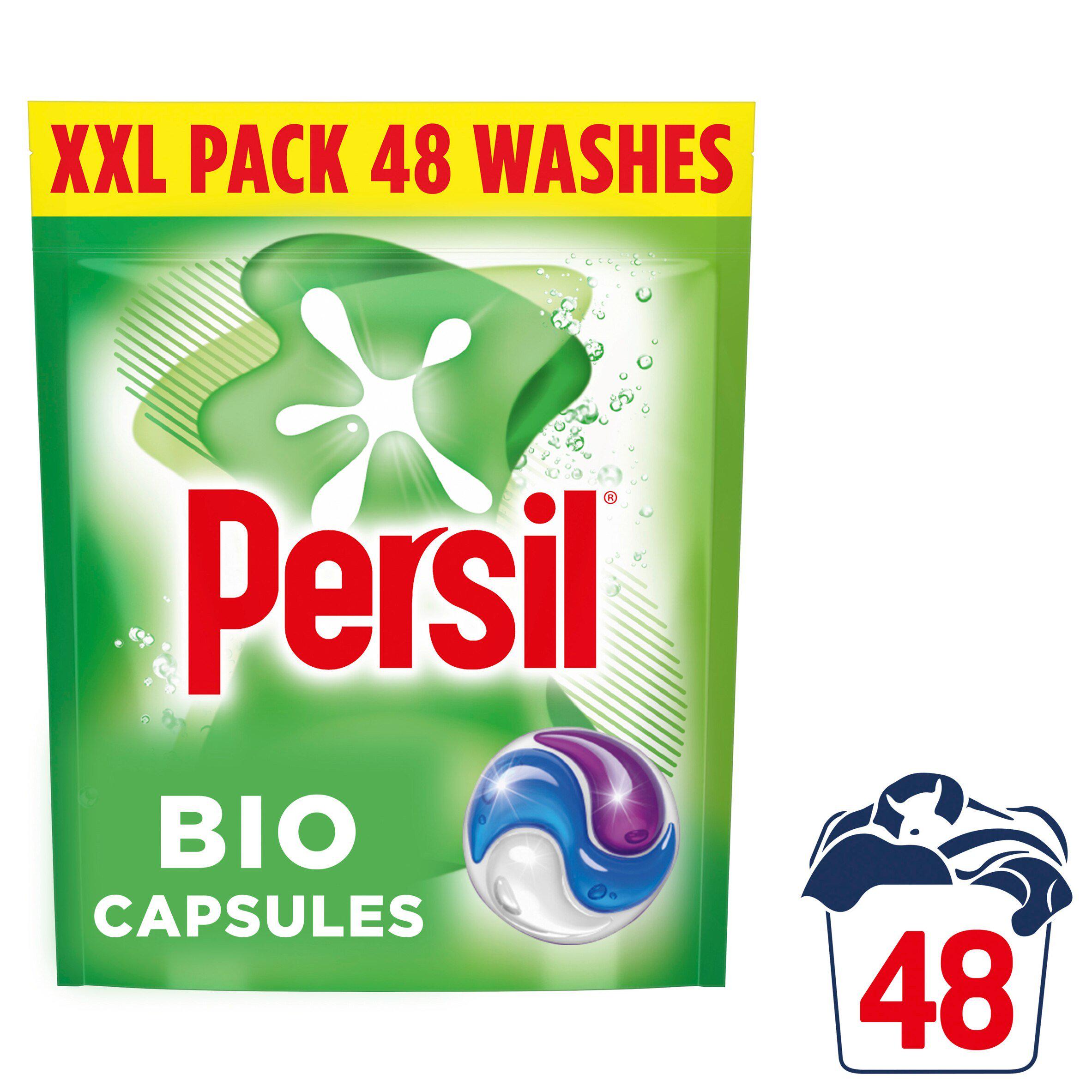 Persil Bio 3 in 1 Laundry Washing Capsules 48 Washes GOODS Sainsburys   