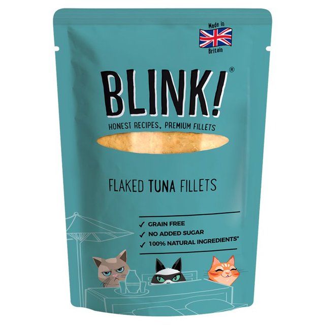 Blink Flaked Tuna Fillets Wet Cat Food Pouch   85g