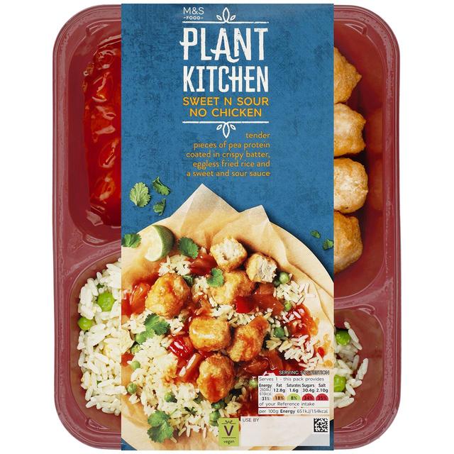 M&S Plant Kitchen Sweet N Sour No Chicken   400g