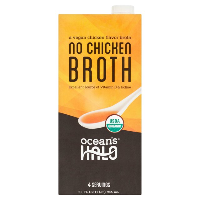 Ocean's Halo Organic No Chicken Broth   946ml