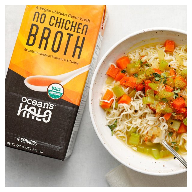 Ocean's Halo Organic No Chicken Broth   946ml