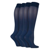 IOMI 2 Pk Ladies 40 Den Knee High Compression Socks 4-7 UK GOODS Superdrug Navy  