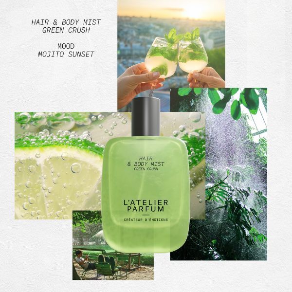 L'Atelier Parfum Green Crush hair and body mist 50ml - British product