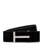 TOM FORD leather Classic T belt, UK version