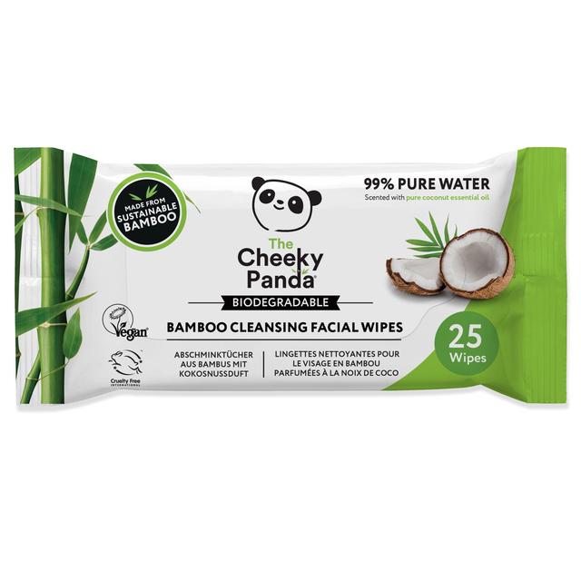 The Cheeky Panda Bamboo Facial Cleansing Wipes Coconut Scented   25 per pack GOODS M&S   