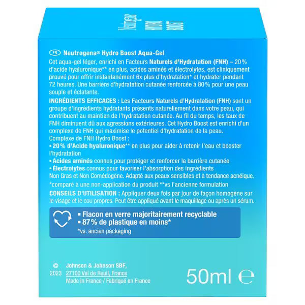 Neutrogena Hydro Boost Water Gel 50ml imported from the UK