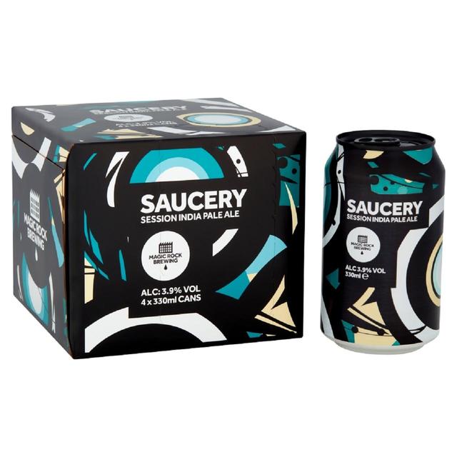 Magic Rock Saucery Session IPA 3.9%   4 x 330ml GOODS M&S   