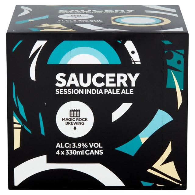 Magic Rock Saucery Session IPA 3.9%   4 x 330ml GOODS M&S   