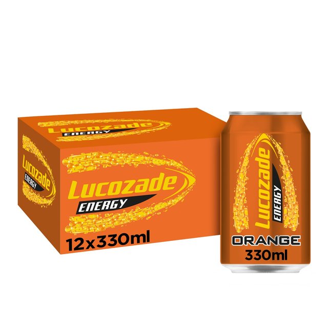 Lucozade Energy Drink Orange Multipack   12 x 330ml