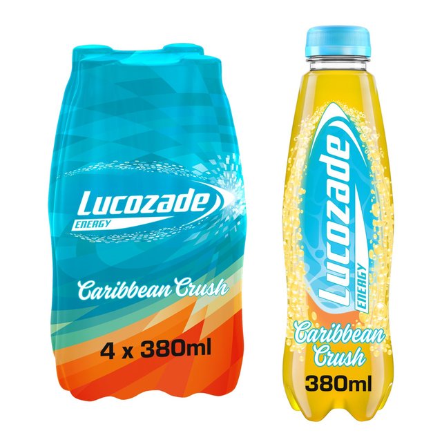 Lucozade Energy Caribbean Crush   4 x 380ml