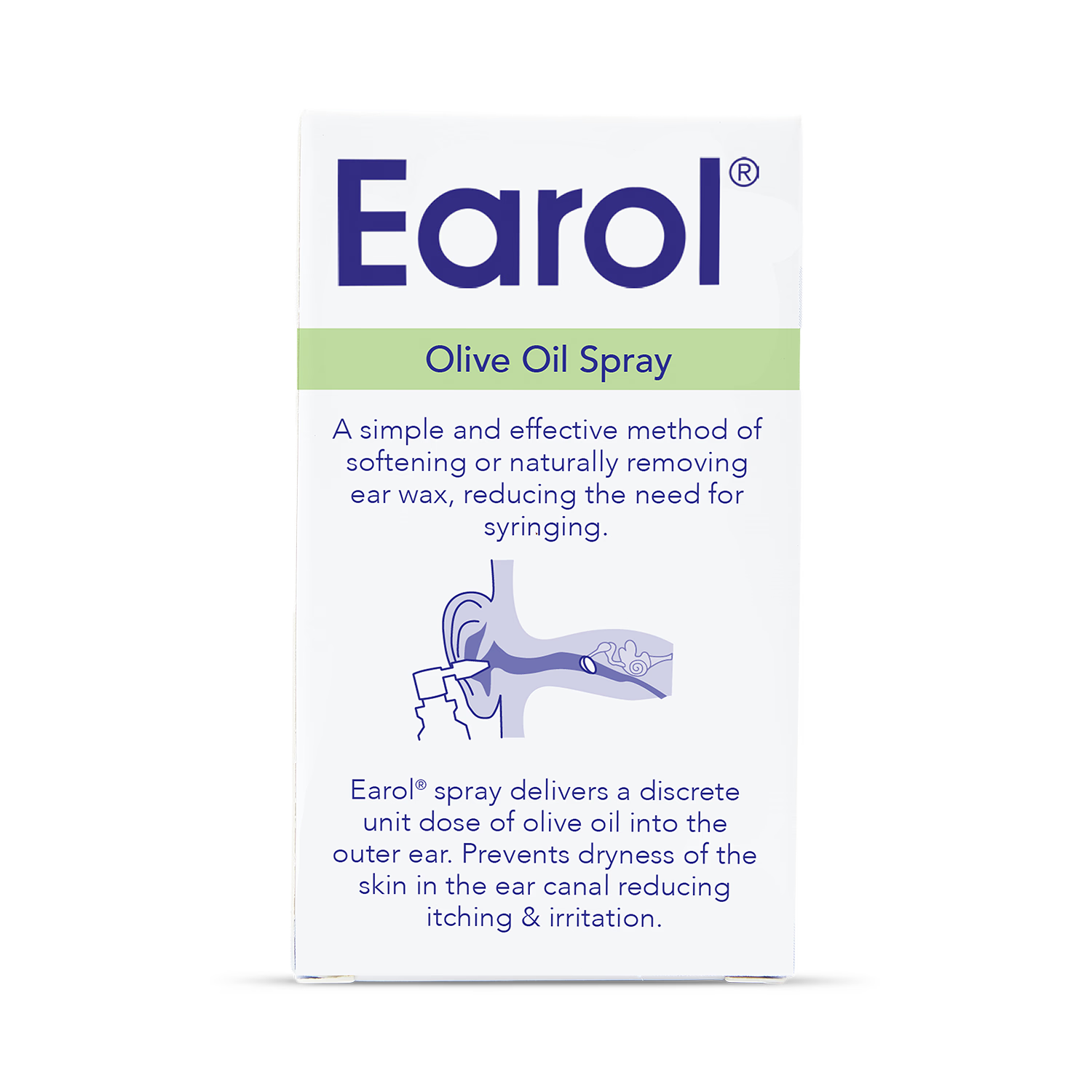Earol olive oil ear spray 10 ml, imported from the UK