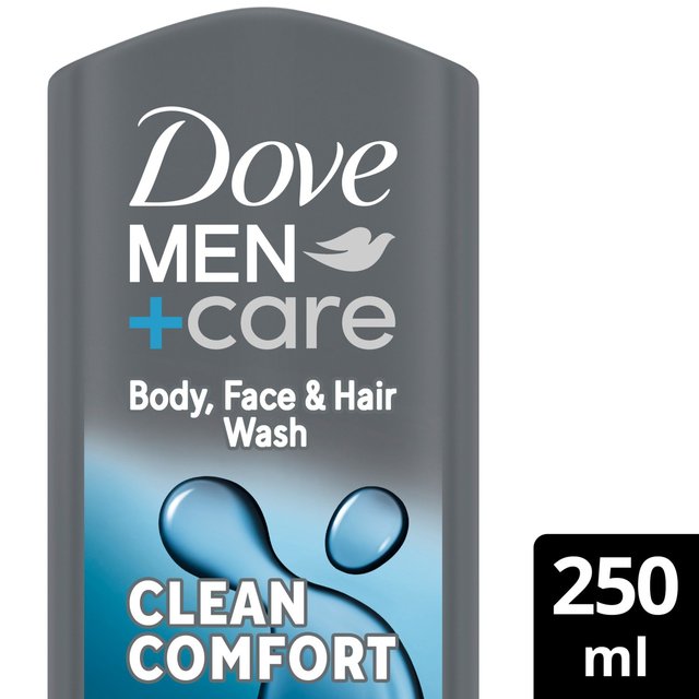 Dove Men+Care Clean Comfort Body & Face Wash   250ml GOODS M&S   