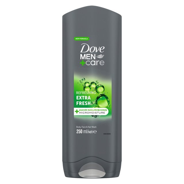 Dove Men+Care Fresh Awake Body & Face Wash   250ml GOODS M&S   