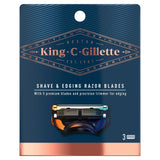 King C. Gillette Shave & Edge Razor Blades   3 per pack GOODS M&S   