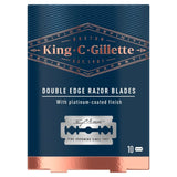 King C. Gillette Double Edge Safety Razor Blades   10 per pack GOODS M&S   