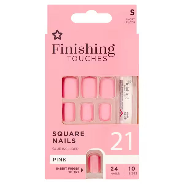 Finishing Touches Baby Pink False Nails - British product