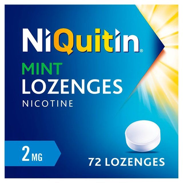 NiQuitin Mint 2mg Lozenges Nicotine 72 Lozenges   72 per pack GOODS M&S   